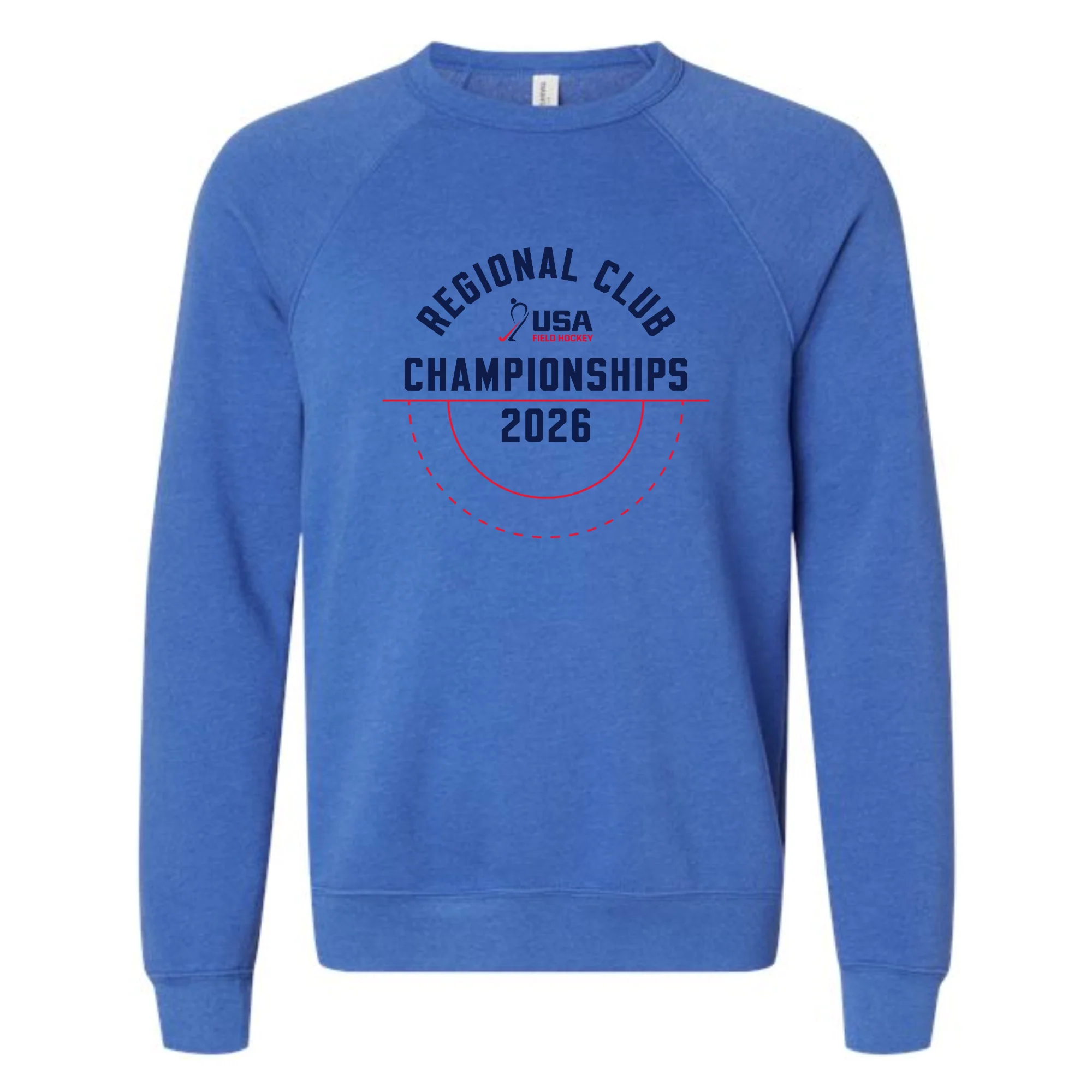 Sponge Fleece Crewneck Sweatshirt Unisex - USA Field Hockey RCC & NCC 2026