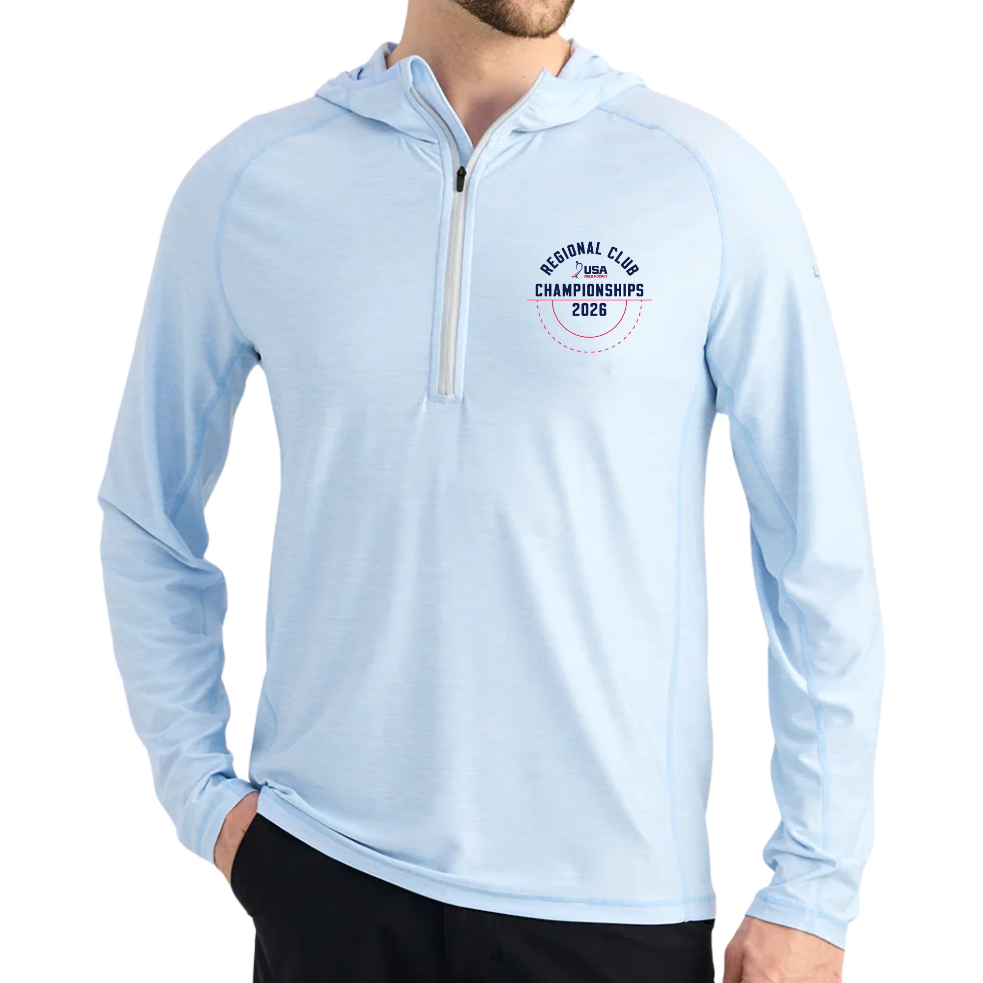 Quarter Zip Hoodie Unisex - USA Field Hockey RCC & NCC 2026
